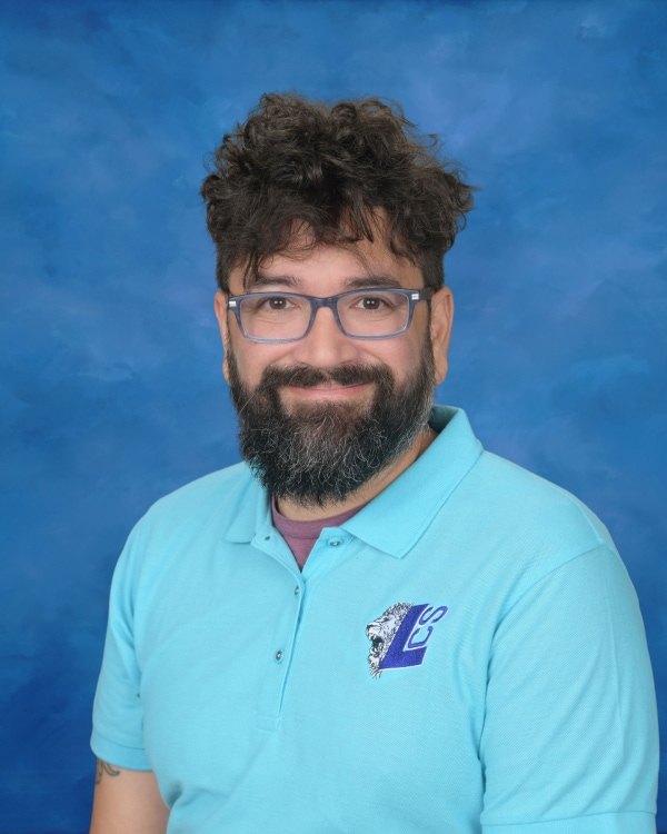 high school science teacher, Bryan Hodae, at Lakeside Christian School