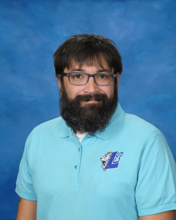 high school science teacher, Bryan Hodae, at Lakeside Christian School