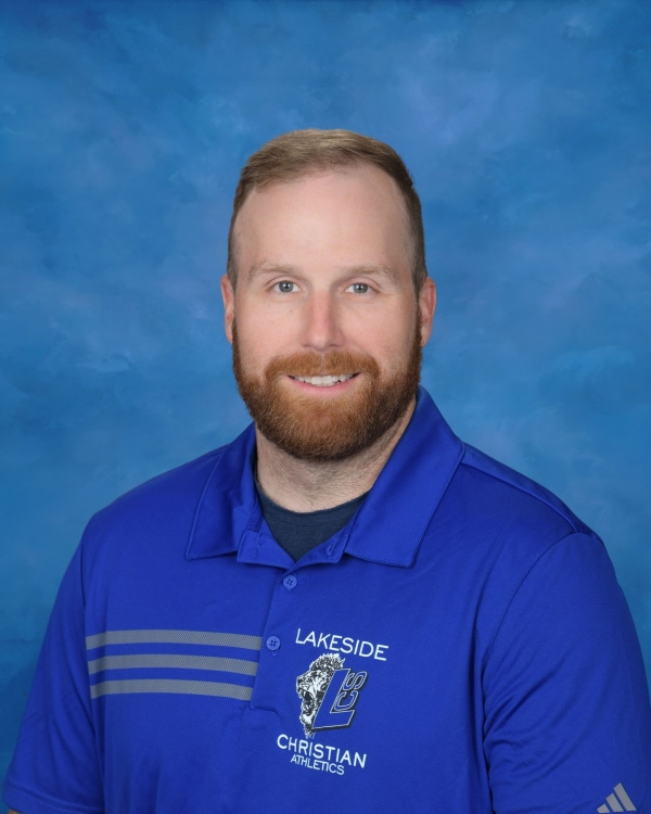 headshot of Ryan Helms, upper school Bible teacher at Lakeside Christian School