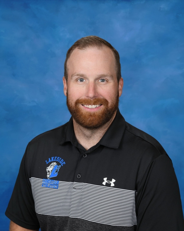 headshot of Ryan Helms, upper school Bible and Social Studies teacher at Lakeside Christian School