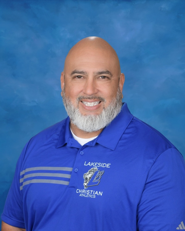 headshot of Dennis Vela, virtual learning facilitator at Lakeside Christian School
